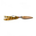 Vintage   Weller Gypsy King Deluxe, 1/16oz nickel/white/black fishing spoon #23598