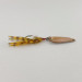 Vintage   Weller Gypsy King Deluxe, 1/16oz nickel/white/black fishing spoon #23598