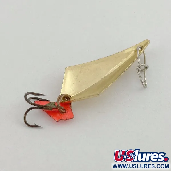 Vintage   Rebel Arrowhead, 1/16oz gold fishing spoon #23600