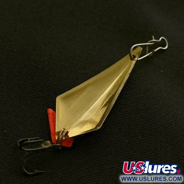 Vintage   Rebel Arrowhead, 1/16oz gold fishing spoon #23600