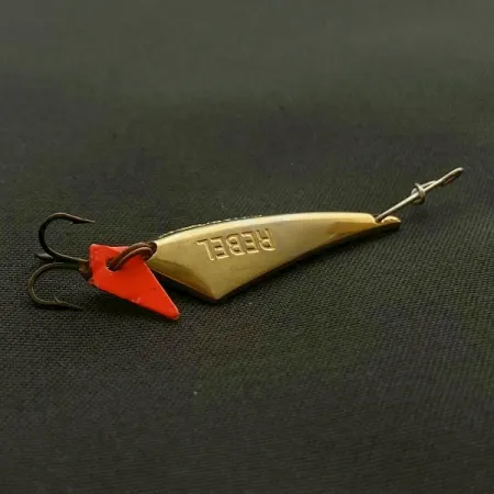 Vintage Rebel Arrowhead, 1/16oz gold fishing spoon #23600