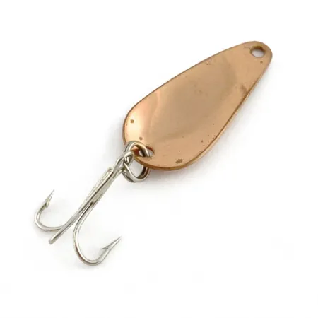 Vintage Weller Gypsy King Deluxe, 3/64oz copper fishing spoon #23601