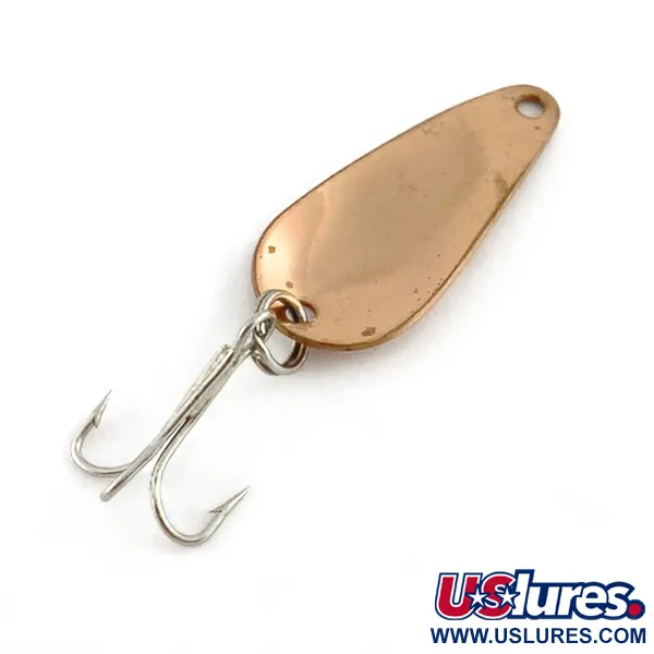 Vintage Weller Gypsy King Deluxe, 3/64oz copper fishing spoon #23601