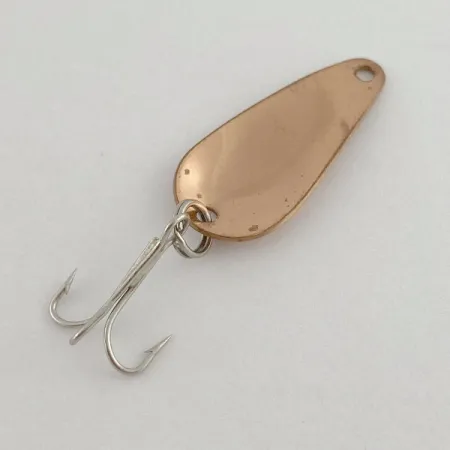 Vintage Weller Gypsy King Deluxe, 3/64oz copper fishing spoon #23601