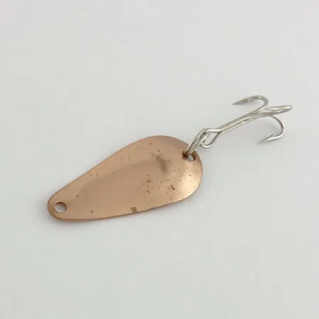 Vintage Weller Gypsy King Deluxe, 3/64oz copper fishing spoon #23601