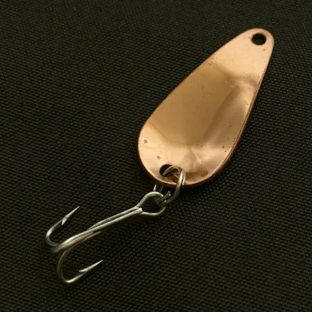 Vintage Weller Gypsy King Deluxe, 3/64oz copper fishing spoon #23601