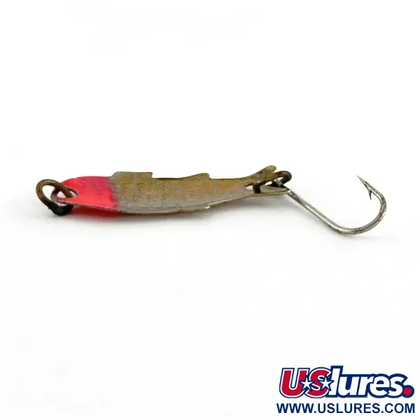 Vintage Shoff's Triple Teazer, 1/32oz copper/red fishing spoon #23602