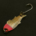 Vintage   Shoff's Triple Teazer, 1/32oz copper/red fishing spoon #23602