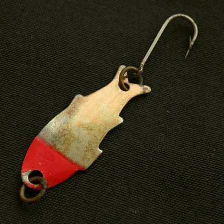 Vintage Shoff's Triple Teazer, 1/32oz copper/red fishing spoon #23602
