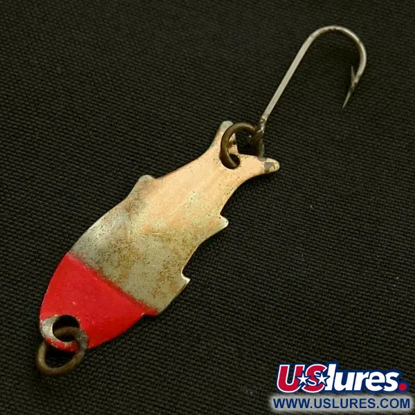 Vintage Shoff's Triple Teazer, 1/32oz copper/red fishing spoon #23602