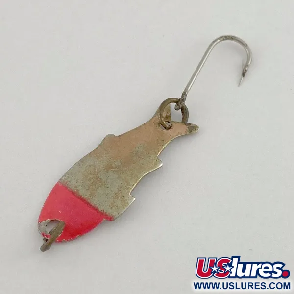 Vintage Shoff's Triple Teazer, 1/32oz copper/red fishing spoon #23602