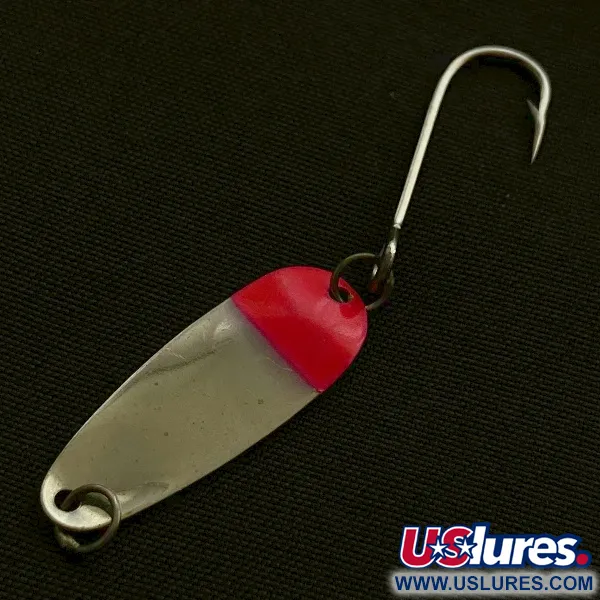 Vintage Dick Nite Spoons Dick Nite, 1/32oz nickel/red fishing spoon #23603