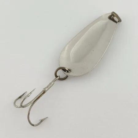 Vintage Glen Evans Glen L Evans Spoon, 1/2oz nickel fishing spoon #23608