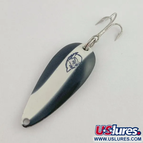 Vintage  Eppinger Dardevle Spinnie, 1/3oz Black Devle fishing spoon #23611