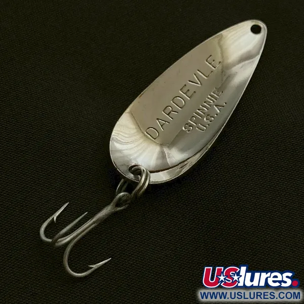 Vintage  Eppinger Dardevle Spinnie, 1/3oz Black Devle fishing spoon #23611