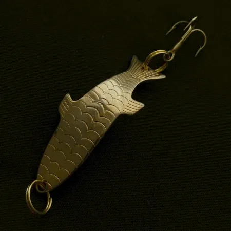 Vintage Acme Phoebe, 3/16oz gold fishing spoon #23612