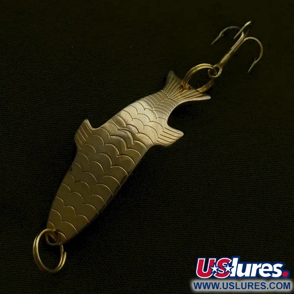 Vintage Acme Phoeb, 3/16oz gold fishing spoon #23612
