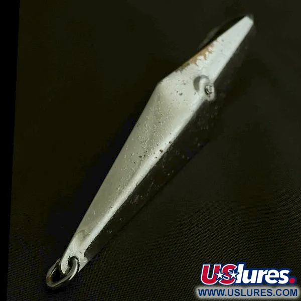 Vintage  James E. Clark  Clark Spoon Squid, 1 1/4oz Nickel fishing spoon #23614