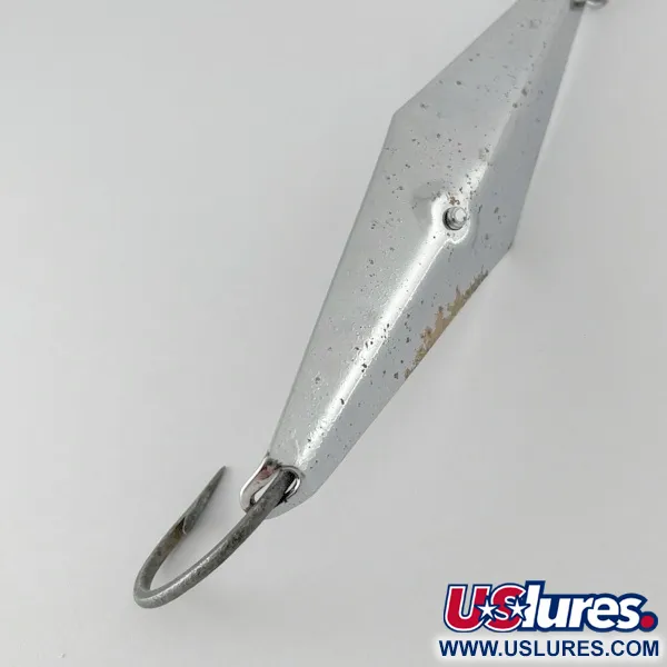 Vintage  James E. Clark  Clark Spoon Squid, 1 1/4oz Nickel fishing spoon #23614