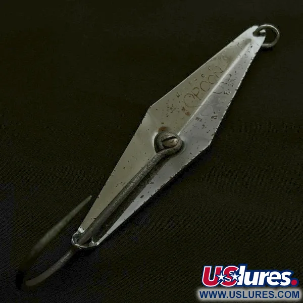 Vintage James E. Clark  James Clark  spoon, 3/4oz nickel fishing spoon #23615