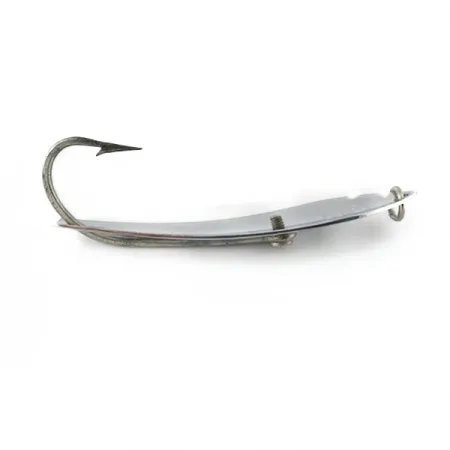 Vintage Buck Spoon White, 3/4oz nickel fishing spoon #23616