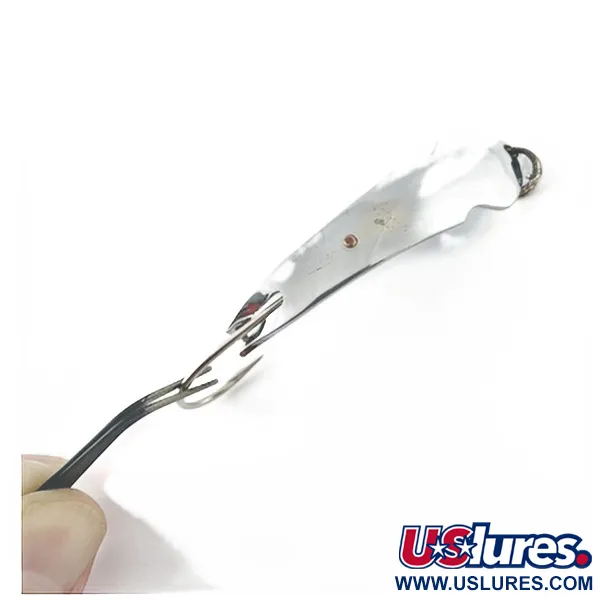 Vintage Tony Accetta Pet Spoon 14, 1/4oz nickel fishing spoon #23618