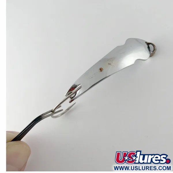 Vintage Tony Accetta Pet Spoon 14, 1/4oz nickel fishing spoon #23618