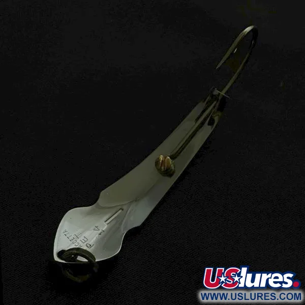 Vintage Tony Accetta Pet Spoon 14, 1/4oz nickel fishing spoon #23618