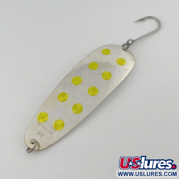 Vintage   Sutton Spoon 88, 1/4oz silver/gold fishing spoon #23620