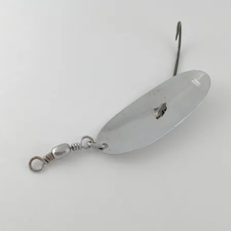 Vintage Pflueger Record 4 №1832, 2/5oz Nickel fishing spoon #23621