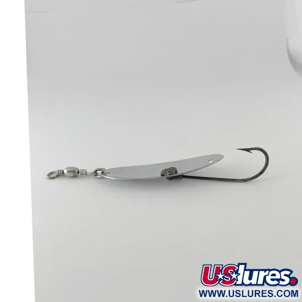 Vintage Pflueger Record 4 №1832, 2/5oz Nickel fishing spoon #23621