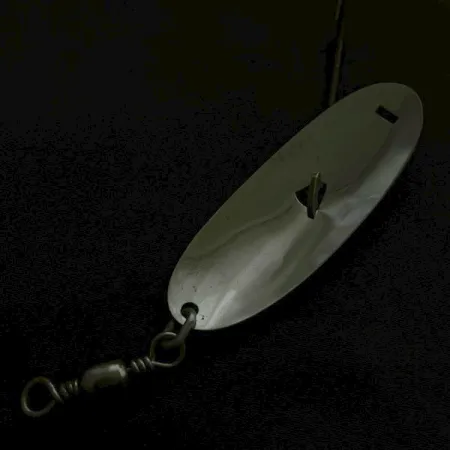 Vintage Pflueger Record 4 №1832, 2/5oz Nickel fishing spoon #23621