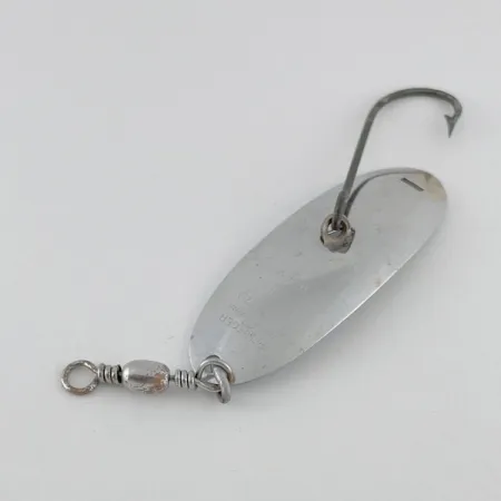 Vintage Pflueger Record 4 №1832, 2/5oz Nickel fishing spoon #23621