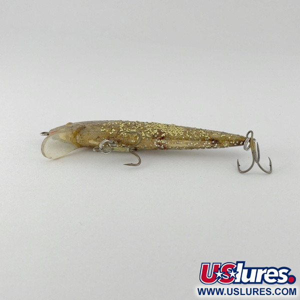 Vintage   Bill Norman Shiner Minnow, 1/3oz gold fishing lure #23622