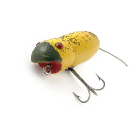 Vintage Horrocks-Ibbotson Vintage Horrocks Ibbotson HICO Mouse Tack Eye , 1/2oz yellow /metal eyes fishing lure #23623