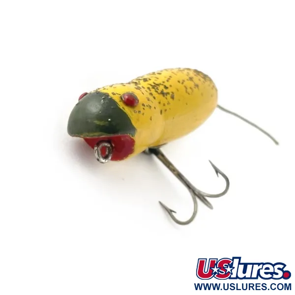 Vintage Horrocks-Ibbotson Vintage Horrocks Ibbotson HICO Mouse Tack Eye , 1/2oz yellow /metal eyes fishing lure #23623