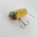 Vintage  Horrocks-Ibbotson Vintage Horrocks Ibbotson HICO Mouse Tack Eye , 1/2oz yellow /metal eyes fishing lure #23623