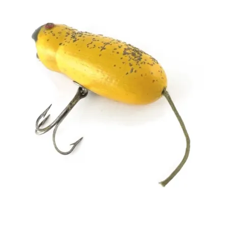Vintage Horrocks-Ibbotson Vintage Horrocks Ibbotson HICO Mouse Tack Eye , 1/2oz yellow /metal eyes fishing lure #23623