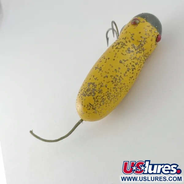 Vintage Horrocks-Ibbotson Vintage Horrocks Ibbotson HICO Mouse Tack Eye , 1/2oz yellow /metal eyes fishing lure #23623