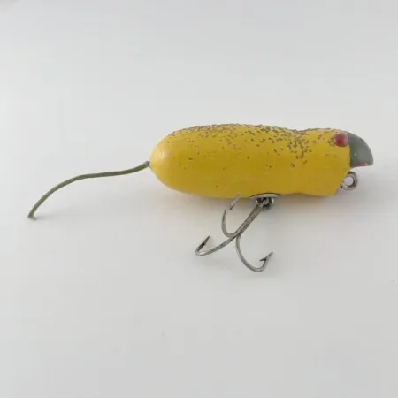 Vintage Horrocks-Ibbotson Vintage Horrocks Ibbotson HICO Mouse Tack Eye , 1/2oz yellow /metal eyes fishing lure #23623
