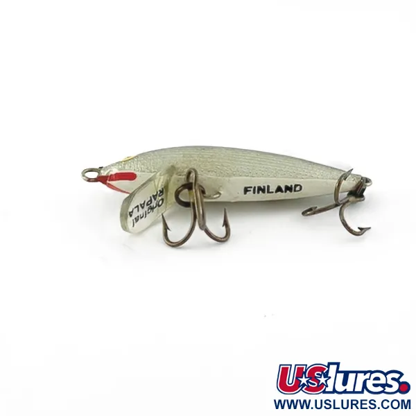 Vintage   Rapala Original Floater F5 (Finland) 1960s, 1/8oz S (Silver) fishing lure #23631