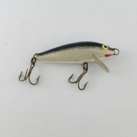Vintage Rapala Original Floater F5 (Finland) 1960s, 1/8oz S (Silver) fishing lure #23631