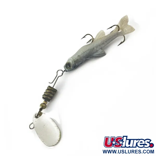 Vintage Mepps Comet Mino 1 (1970s), 3/16oz silver spinning lure #23634