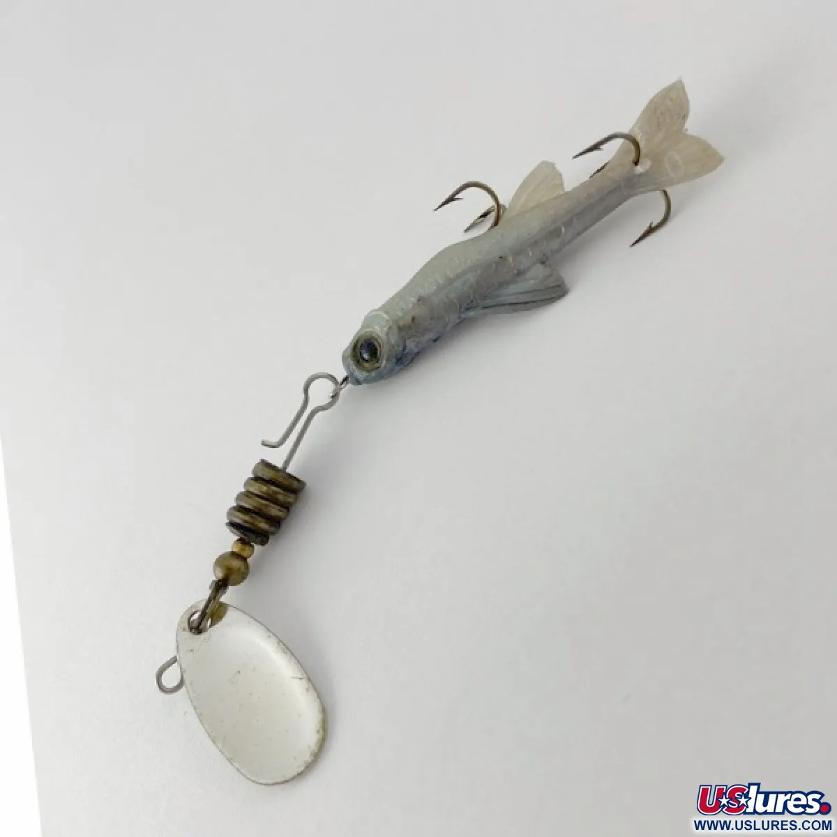 Vintage Mepps Comet Mino 1 (1970s), 3/16oz silver spinning lure #23634