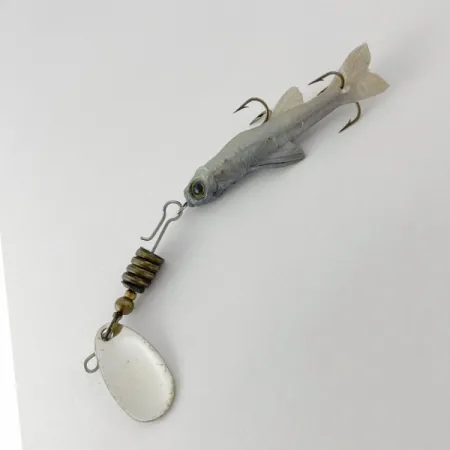 Vintage Mepps Comet Mino 1 (1970s), 3/16oz silver spinning lure #23634