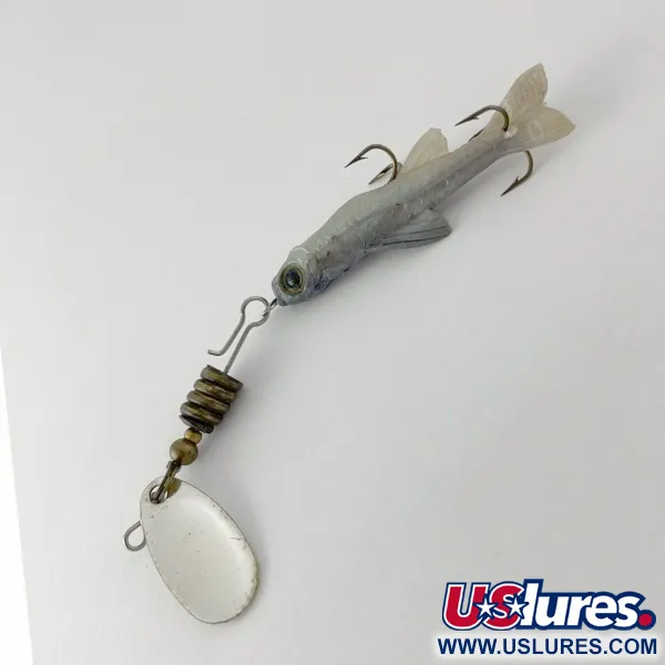Vintage Mepps Comet Mino 1 (1970s), 3/16oz silver spinning lure #23634