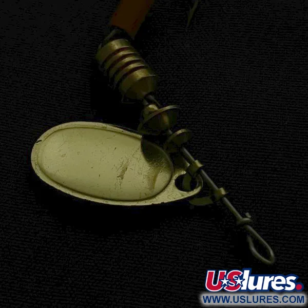 Vintage   Mepps Aglia 1, 1/8oz gold spinning lure #23635