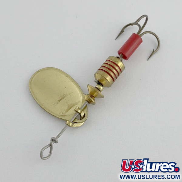 Vintage   Mepps Aglia 1, 1/8oz gold spinning lure #23635