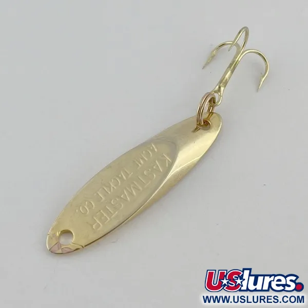 Vintage Acme  Kastmaster, 1/8oz gold fishing spoon #23637