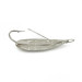 Vintage   Johnson Silver Minnow Weedless, 2/5oz nickel fishing spoon #23641